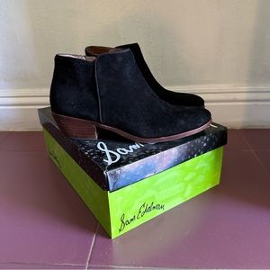 Sam Edelman Woman’s Petty Suede Booties Black Size 6.5